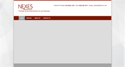Desktop Screenshot of nexes.co.uk