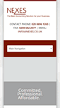 Mobile Screenshot of nexes.co.uk