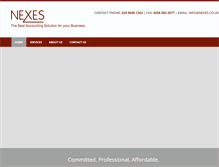 Tablet Screenshot of nexes.co.uk