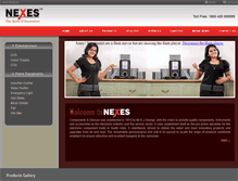 Tablet Screenshot of nexes.in